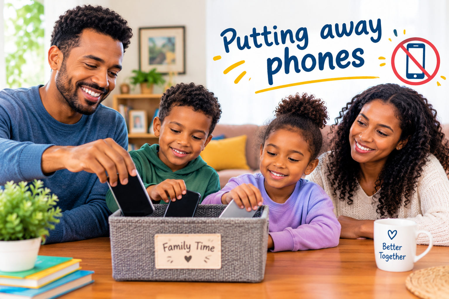 Putting away phones